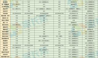 今年中考录取分数线